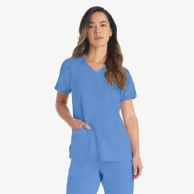 Haut médical à col en V Eds Essentials pour femme