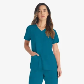 Haut médical à col en V Eds Essentials pour femme