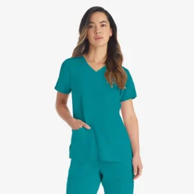 Haut médical à col en V Eds Essentials pour femme