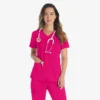 Haut médical à col en V Eds Essentials pour femme