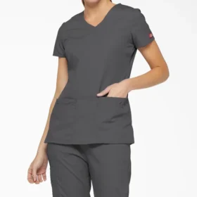 Haut médical à col en V Eds Signature pour femme