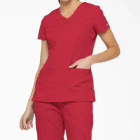 Haut médical à col en V Eds Signature pour femme