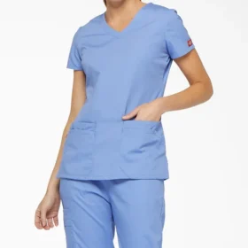 Haut médical à col en V Eds Signature pour femme