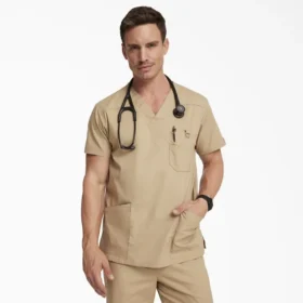 Haut médical à col en V Eds Signature pour homme