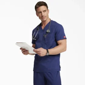Haut médical à col en V Eds Signature pour homme