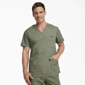 Haut médical à col en V Eds Signature pour homme