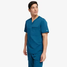 Haut médical à col en V pour homme Balance, à rentrer dans le pantalon