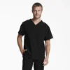 Haut médical à col en V pour homme Eds Essentials, à rentrer dans le pantalon Haut médical à col en V pour homme Eds Essentials, à rentrer dans le pantalon