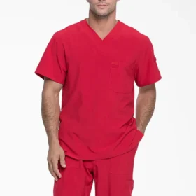 Haut médical à col en V pour homme Eds Essentials, à rentrer dans le pantalon