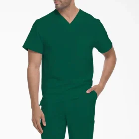 Haut médical à col en V pour homme Eds Essentials, à rentrer dans le pantalon