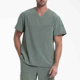Haut médical à col en V pour homme Eds Essentials, à rentrer dans le pantalon