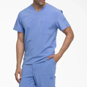 Haut médical à col en V pour homme Eds Essentials, à rentrer dans le pantalon