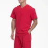 Haut médical à col en V pour homme Eds Essentials, à rentrer dans le pantalon Haut médical à col en V pour homme Eds Essentials, à rentrer dans le pantalon