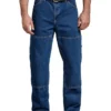 Jean de charpentier en denim à coupe décontractée et Double Knee aux genoux