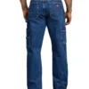 Jean de charpentier en denim à coupe décontractée et Double Knee aux genoux