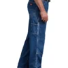 Jean de charpentier en denim à coupe décontractée et Double Knee aux genoux