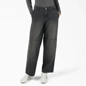 Jeans ample pour femme avec Double Knee