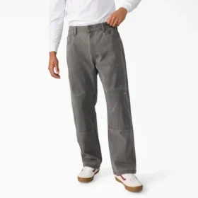 Jeans à coupe décontractée et genoux renforcés Double Knee