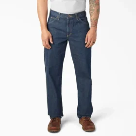 Jeans de charpentier ample et épais