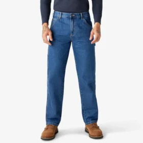 Jeans de charpentier à coupe décontractée