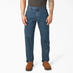 Jeans de charpentier à coupe décontractée