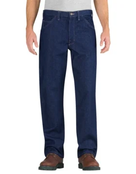 Jeans de charpentier ignifuges à coupe décontractée et coupe droite