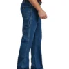 Jeans de travail en denim à coupe décontractée et jambes droites