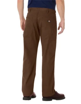 Jeans Double Knee en toile de coton, coupe droite décontractée et genoux renforcés
