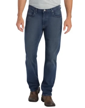 Jeans en denim 5 poches à coupe droite et ajustement régulier de la série X de Dickies