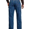 Jeans en denim de charpentier à coupe ample