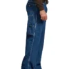 Jeans en denim de charpentier à coupe ample