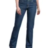 Jeans pour femme à coupe ample doublé de flanelle