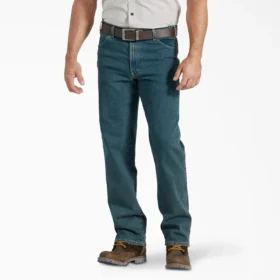 Jeans à taille active et coupe décontractée
