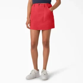Jupe de charpentier taille haute pour femme