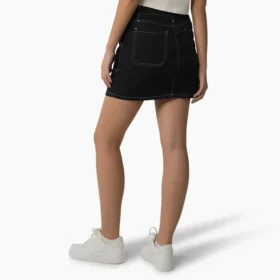Jupe de charpentier taille haute pour femme