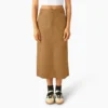 Jupe midi cargo en toile de coton pour femme