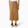 Jupe midi cargo en toile de coton pour femme