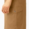 Jupe midi cargo en toile de coton pour femme