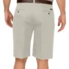 Kaki Dickies 10&Prime; à coupe décontractée et plis sur le devant
