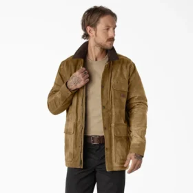 Manteau de travail en toile entièrement cirée