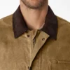 Manteau de travail en toile entièrement cirée