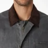 Manteau de travail en toile entièrement cirée