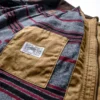 Manteau de travail en toile entièrement cirée
