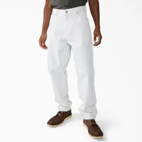 Pantalon baggy fuselé en sergé Wellsville