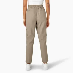 Pantalon cargo à cordon de serrage pour femme