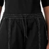 Pantalon cargo à cordon de serrage pour femme