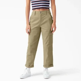 Pantalon cargo court à coupe décontractée pour femme