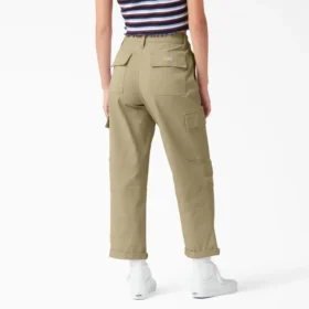Pantalon cargo court à coupe décontractée pour femme