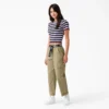 Pantalon cargo court à coupe décontractée pour femme