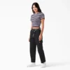 Pantalon cargo court à coupe décontractée pour femme